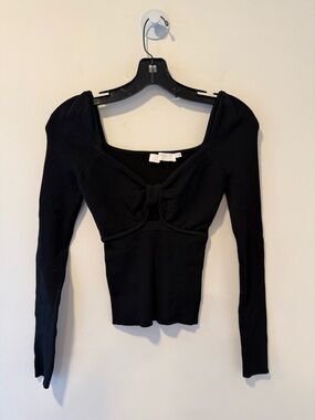 Astr The Label Black Top Size Small #Lux-R